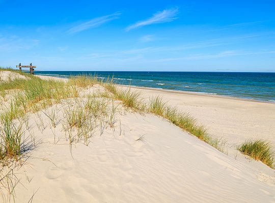 Szerokie piaszczyste plaże