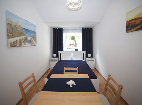 Pokój czteroosobowy typu studio Kapitan Kik w Łebie